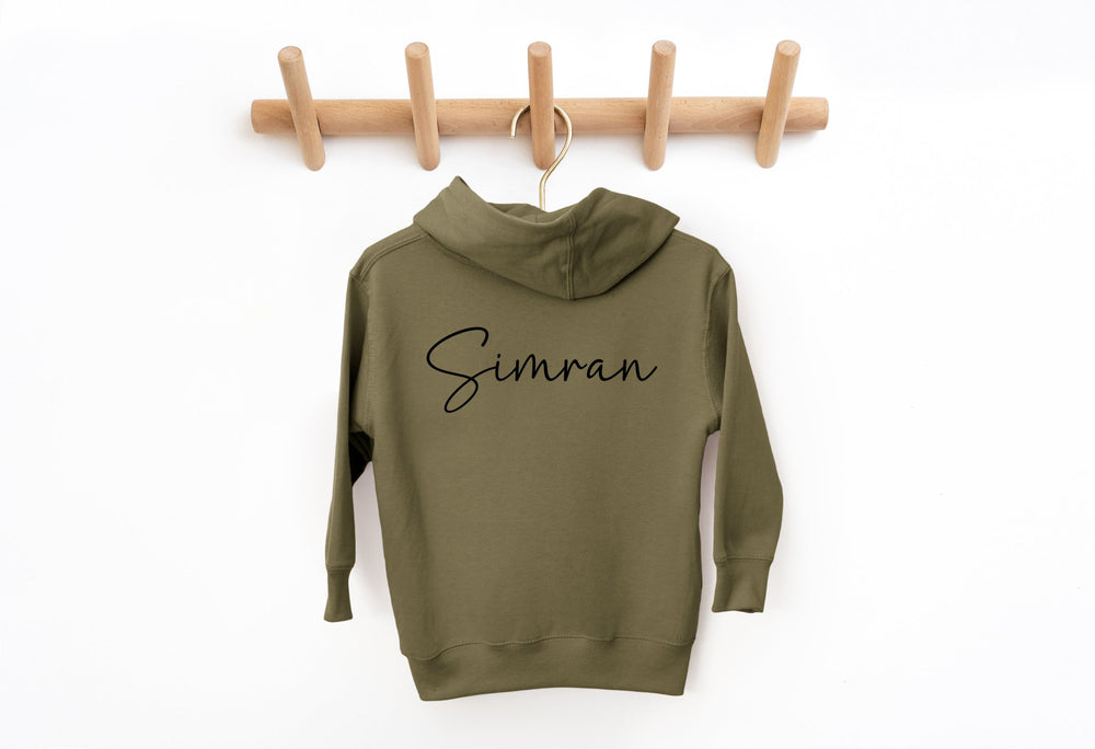 Custom Embroidered Personalised Name Infant / Kid's Sweatshirt Hoodie - Gifts Handmade
