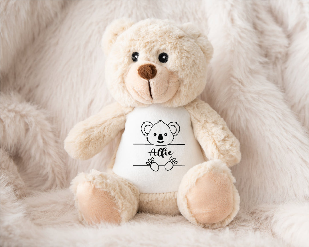 Personalised Split Animal Name Teddy - Gifts Handmade