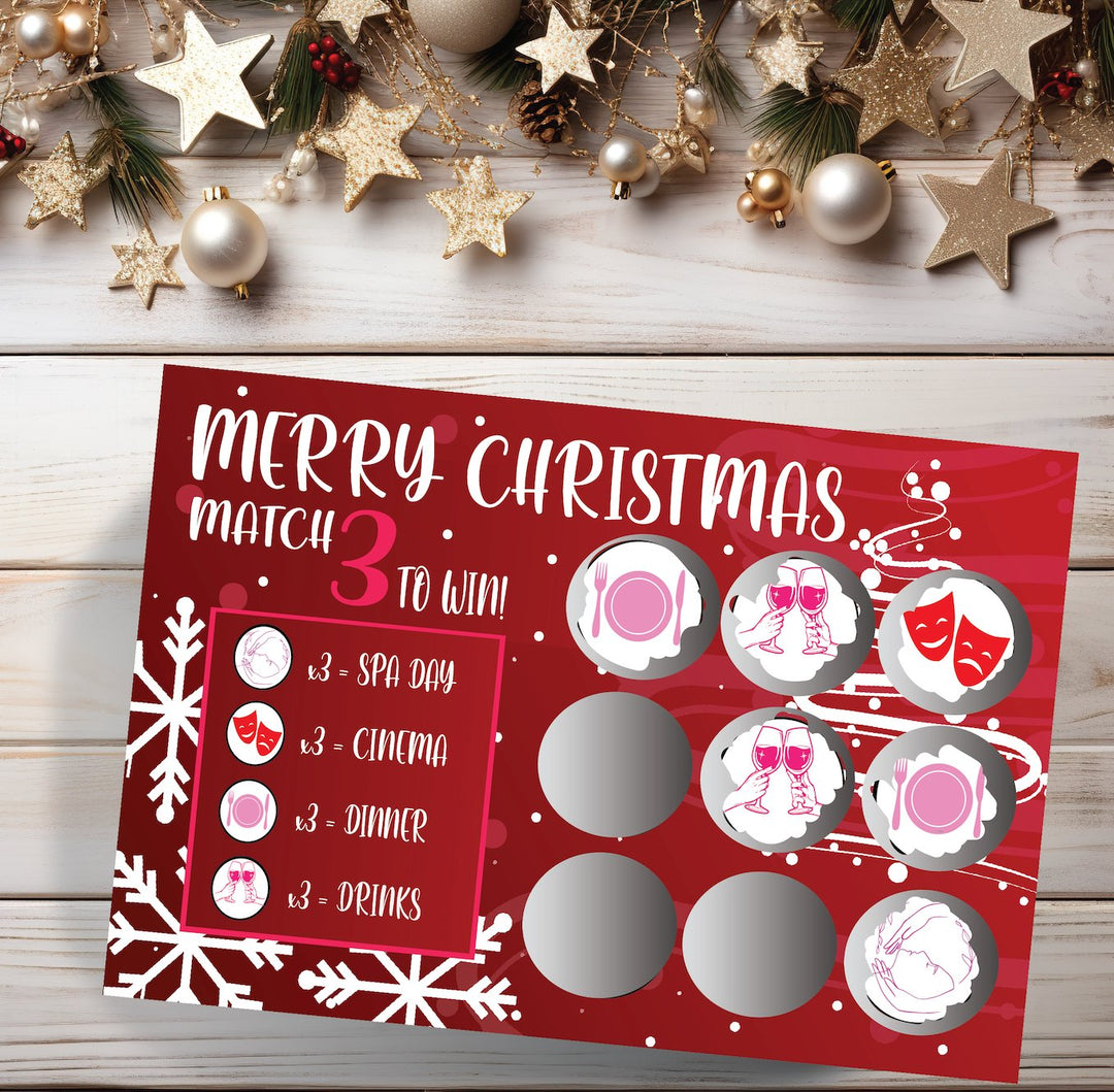 Christmas Scratch Card - Gifts Handmade