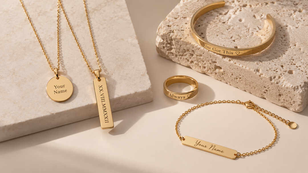 Personalised Jewellery: Name Necklaces, Birthstones & Bracelets
