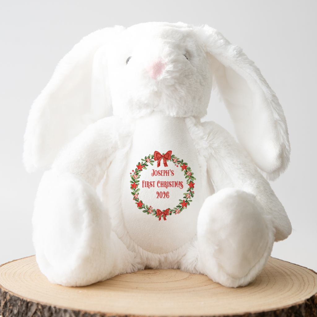 Personalisierter Weihnachtskranz Teddy