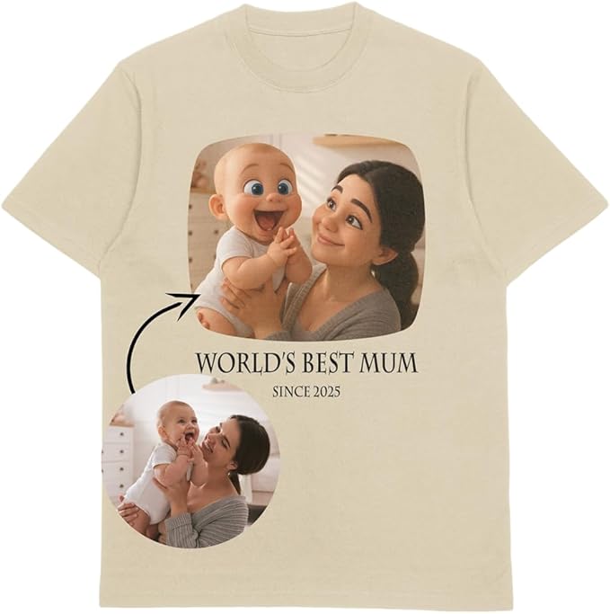 Personalised Cartoon Picture T-Shirt