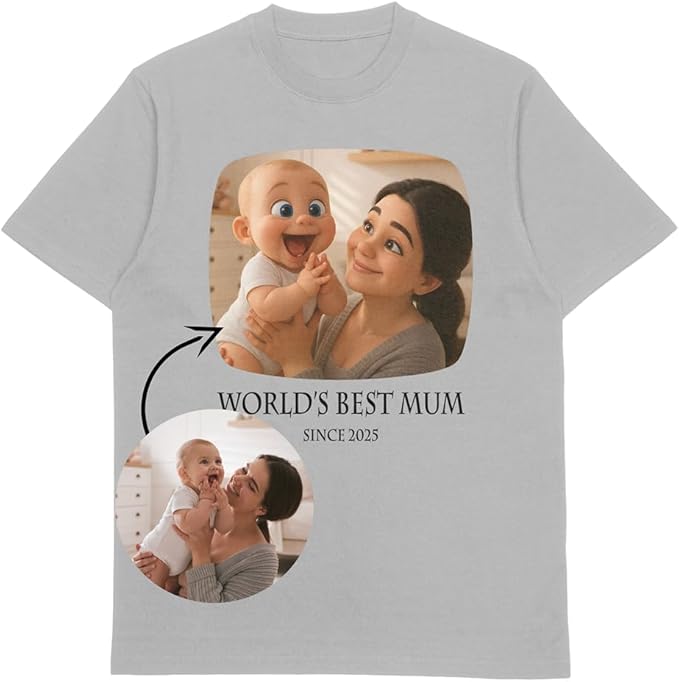 Personalised Cartoon Picture T-Shirt