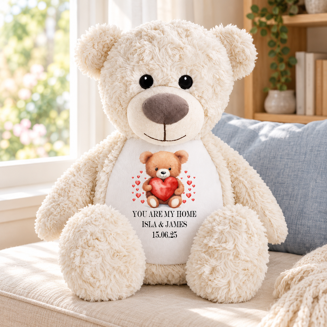 Personalisierter Tauf-/Tauf-Kleinkreuz-Teddy