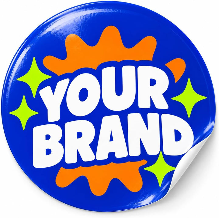 Personalised Gloss Logo Stickers