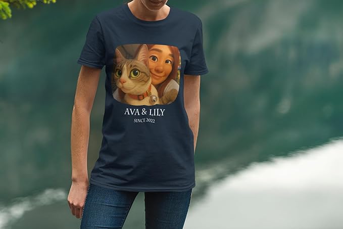 Personalised Cartoon Picture T-Shirt