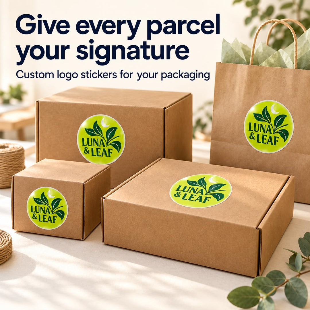 Personalised Gloss Logo Stickers