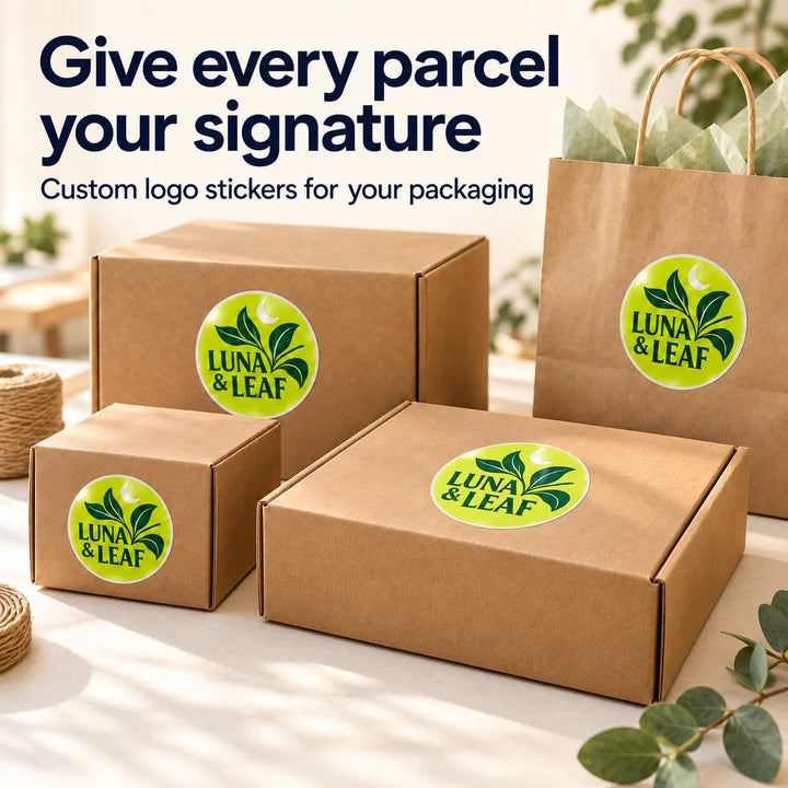 Personalised Gloss Logo Stickers