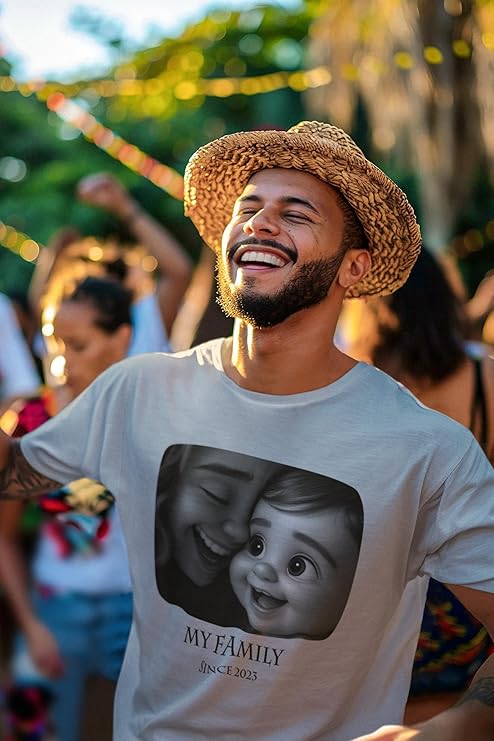 Personalised Cartoon Picture T-Shirt