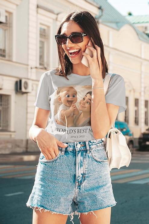 Personalised Cartoon Picture T-Shirt