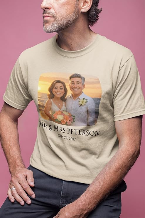 Personalised Cartoon Picture T-Shirt