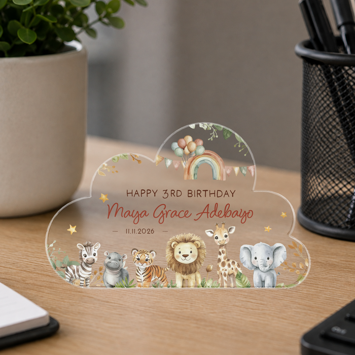 Personalisierter rosa Neujahrs-Teddy