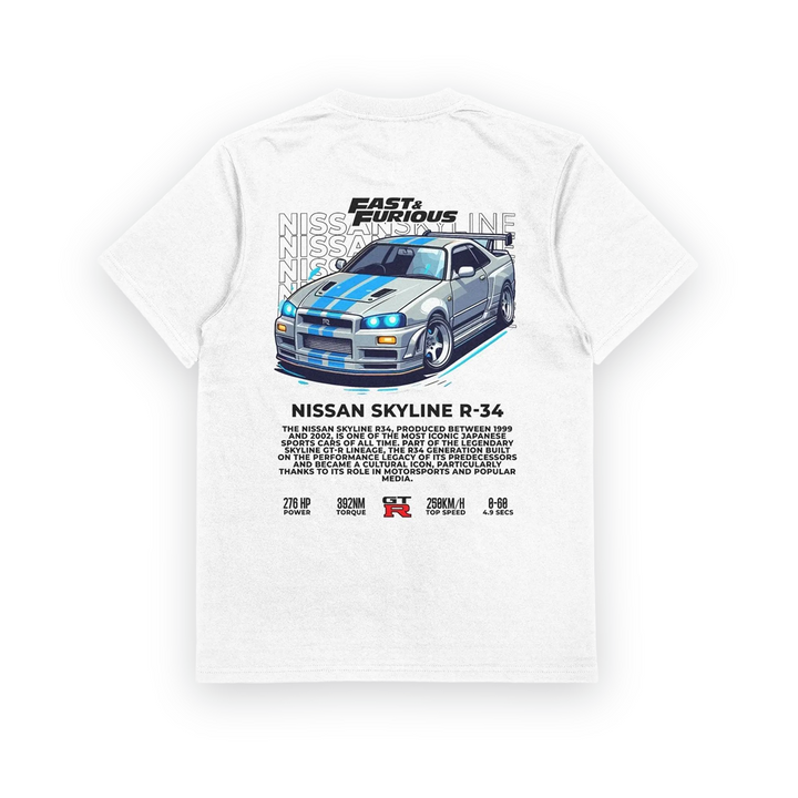Nissan Skyline R34 Fast & Furious T-Shirt