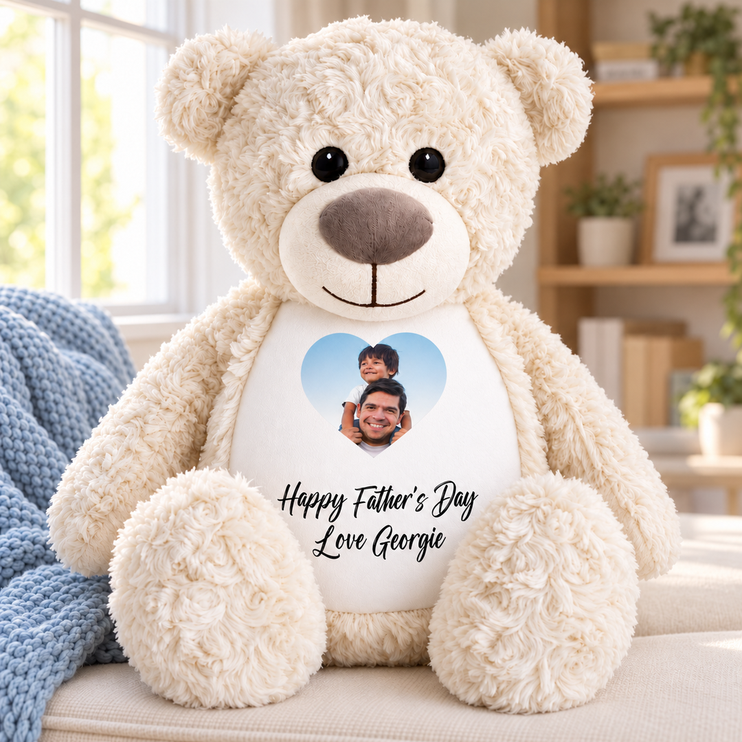 Personalisierter Tauf-/Tauf-Kleinkreuz-Teddy