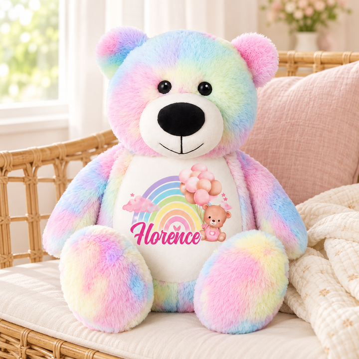 Personalisierter Tauf-/Tauf-Kleinkreuz-Teddy