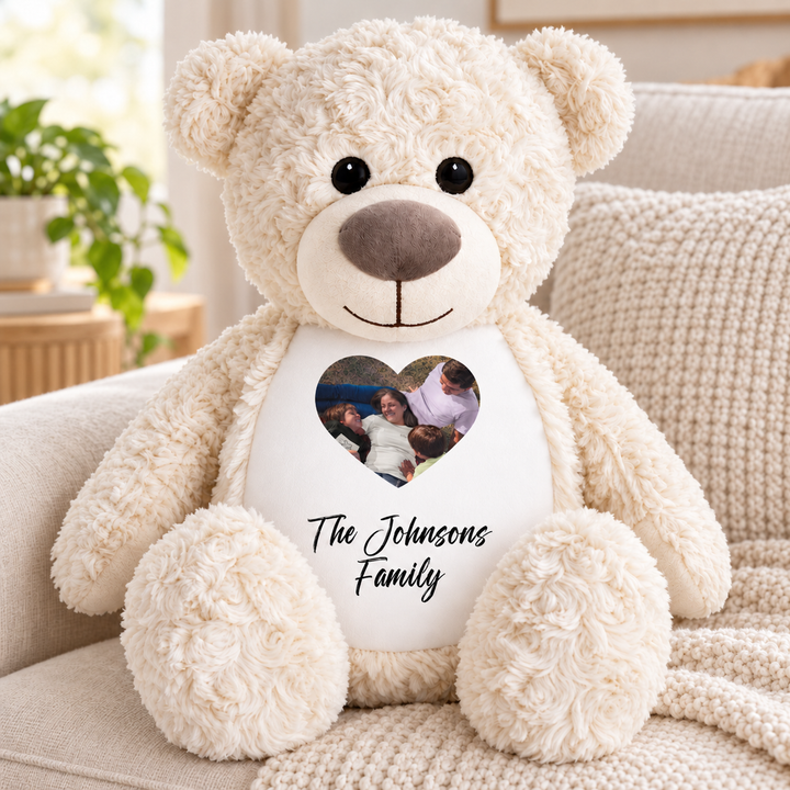 Personalisierter Tauf-/Tauf-Kleinkreuz-Teddy