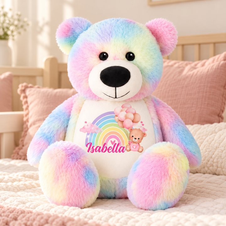 Personalisierter Tauf-/Tauf-Kleinkreuz-Teddy
