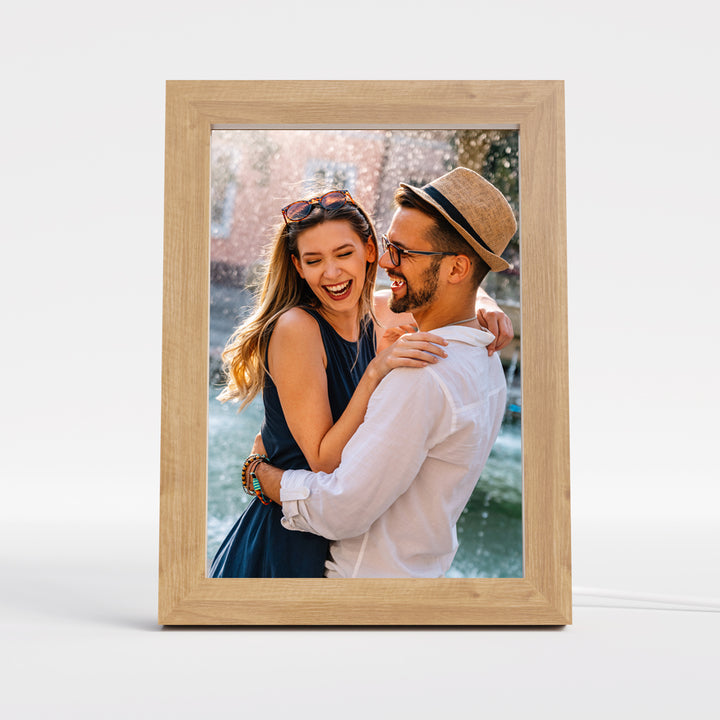 Personalised Full Photo Frame , Custom Keepsake Gift (USB Powered)