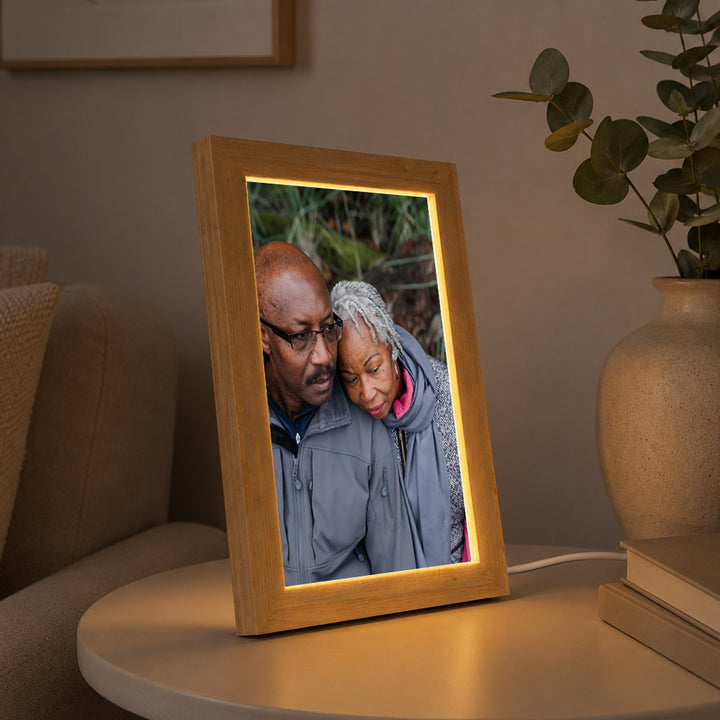 Personalised Full Photo Frame , Custom Keepsake Gift (USB Powered)