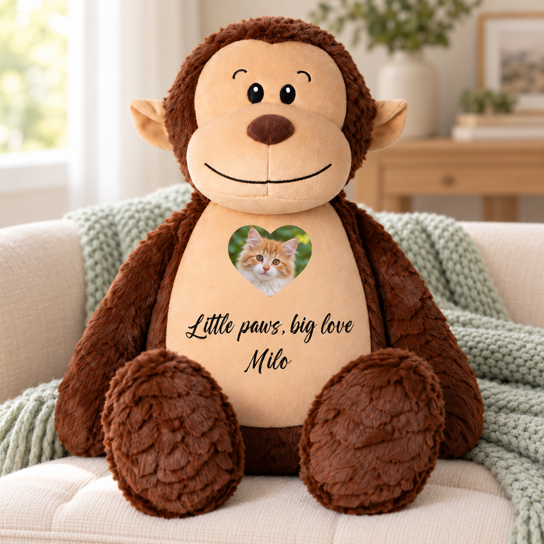 Personalisierter Tauf-/Tauf-Kleinkreuz-Teddy