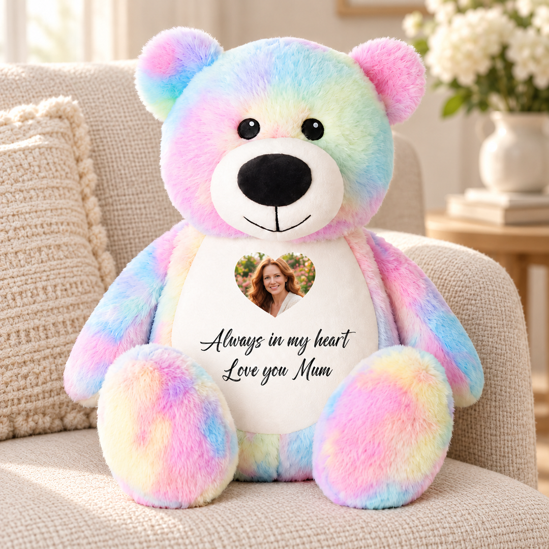 Personalisierter Tauf-/Tauf-Kleinkreuz-Teddy
