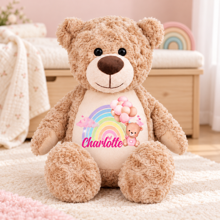 Personalisierter Tauf-/Tauf-Kleinkreuz-Teddy