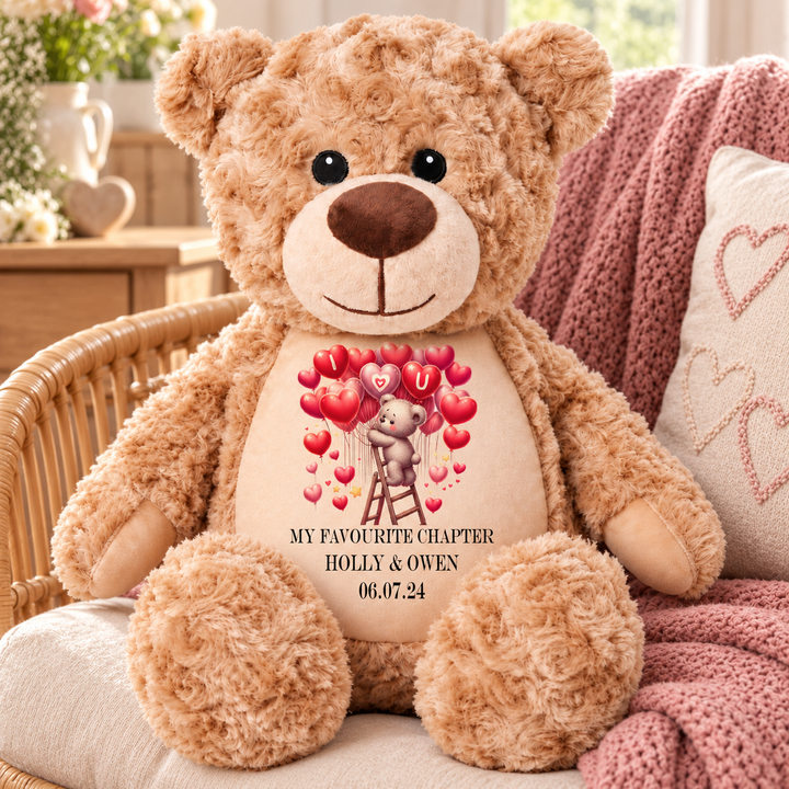 Personalisierter Tauf-/Tauf-Kleinkreuz-Teddy