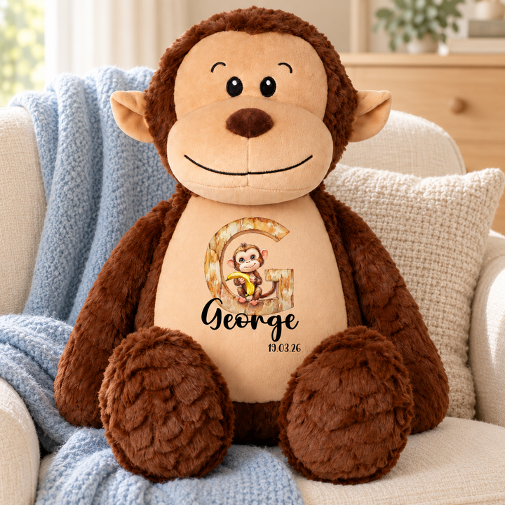 Personalisierter Tauf-/Tauf-Kleinkreuz-Teddy