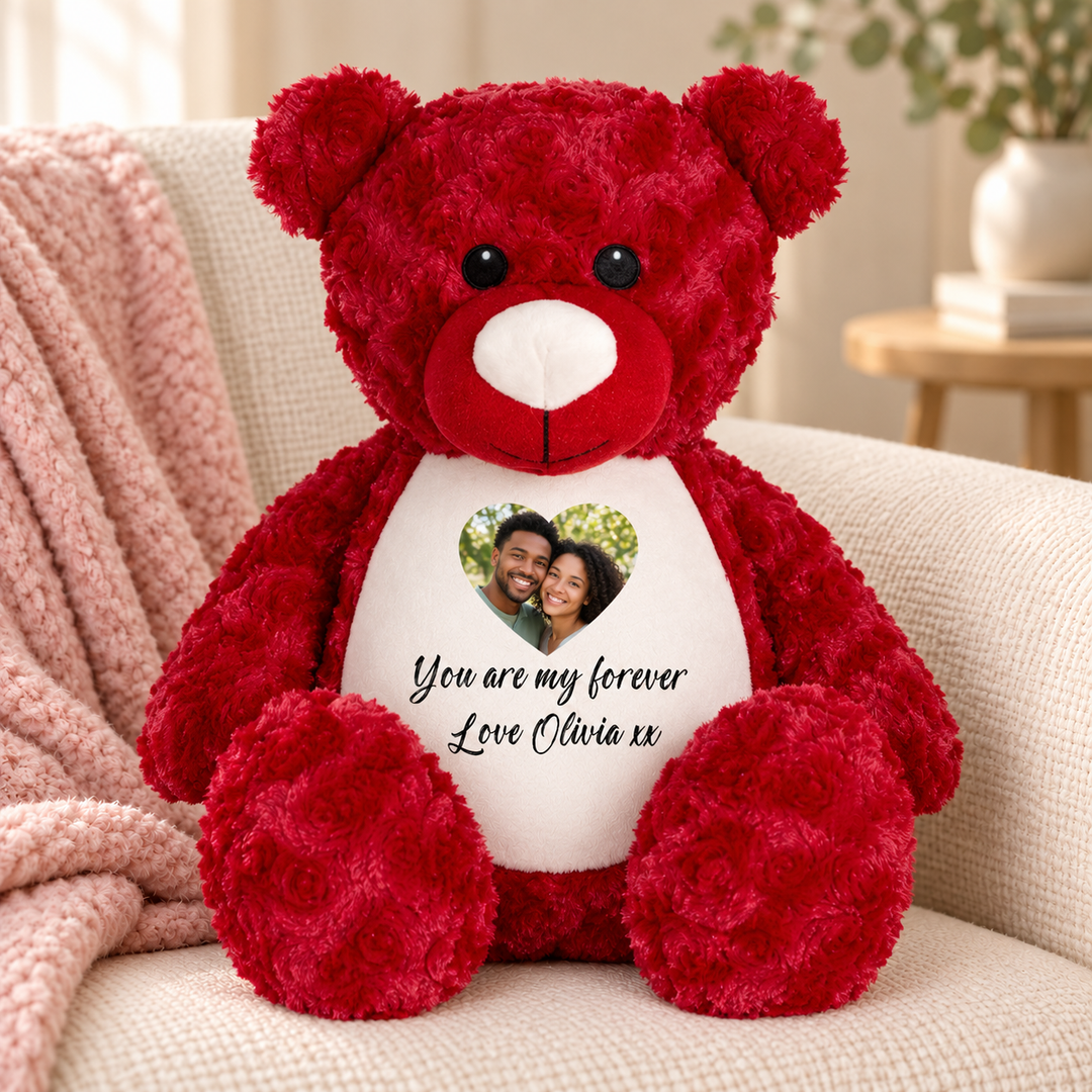 Personalisierter Tauf-/Tauf-Kleinkreuz-Teddy