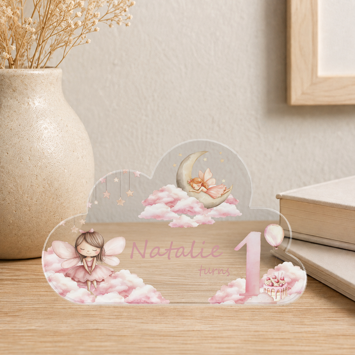 Personalisierter rosa Neujahrs-Teddy