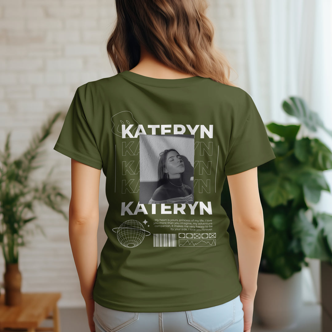 Personalised Couple Unisex T-Shirt, Romantic Anniversary Gift, Valentines Day Gift, Couples Valentine Shirt, Custom Photo Name And Quote Tee