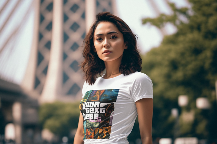 Personalised Vice Streets Collage T-Shirt