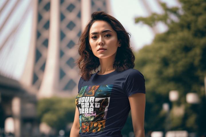 Personalised Vice Streets Collage T-Shirt