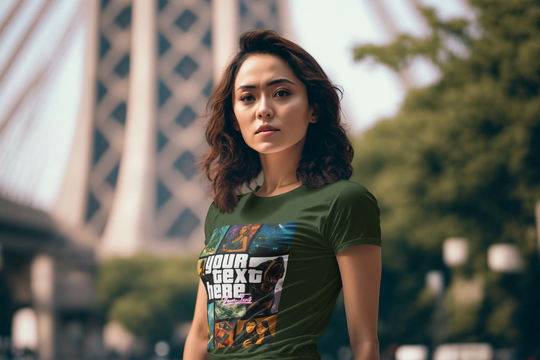 Personalised Vice Streets Collage T-Shirt