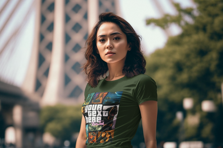 Personalised Vice Streets Collage T-Shirt