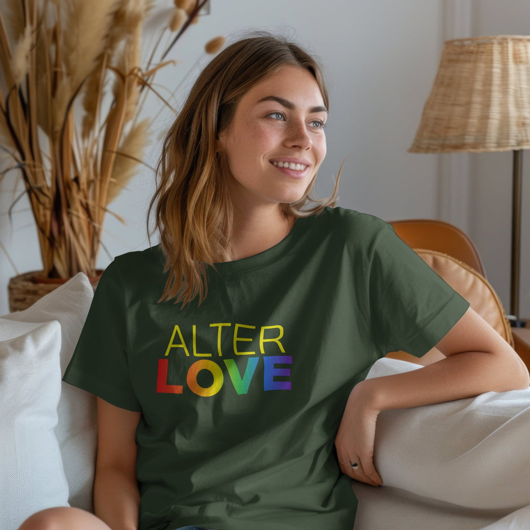 Alter Love Unisex T - Shirt, Comfortable and Stylish Casual Tee for All Gender, All Is Love T - Shirt, Perfect for Any Occasion, SKAM LGBT Shirt - Gifts Handmade