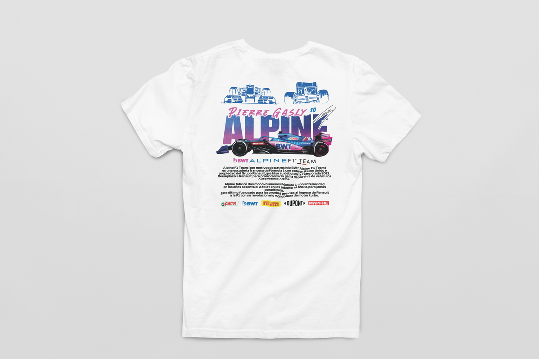 Alpine F1 Team Pierre Gasly Unisex T-Shirt