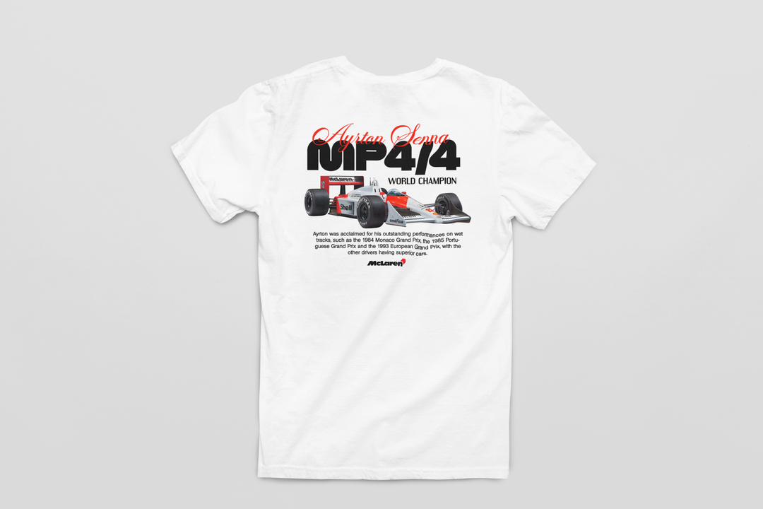 Ayrton Senna McLaren MP4/4 - Formula 1 Unisex T-Shirt