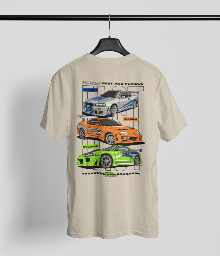 Fast And Furious - Skyline - Supra - Eclipse Unisex T-Shirt