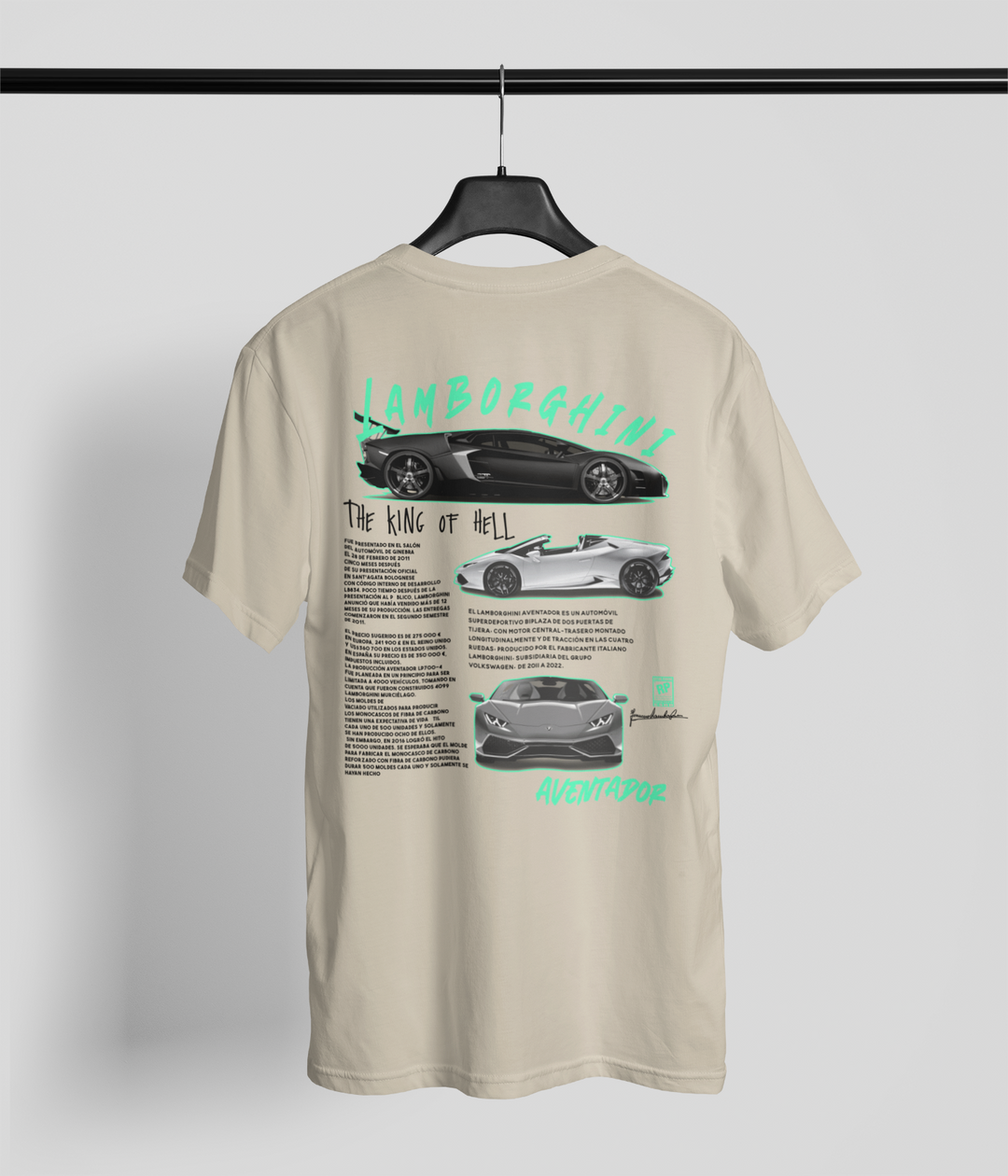 Lamborghini Aventador King of Hell Unisex T-Shirt