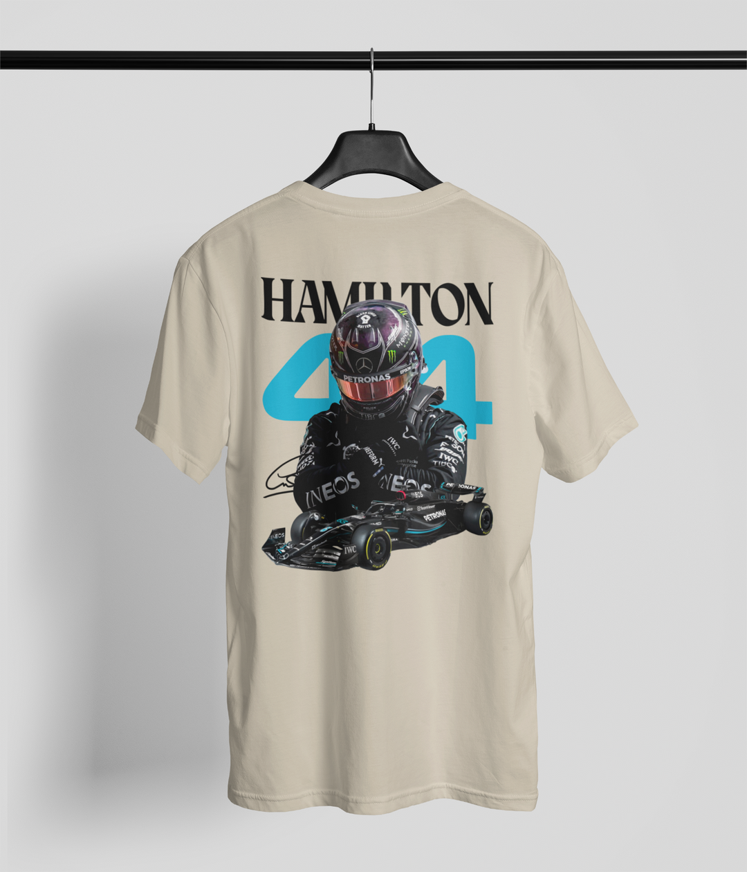 Lewis Hamilton 44 Mercedes-AMG Petronas v2 - Formula 1 Unisex T-Shirt