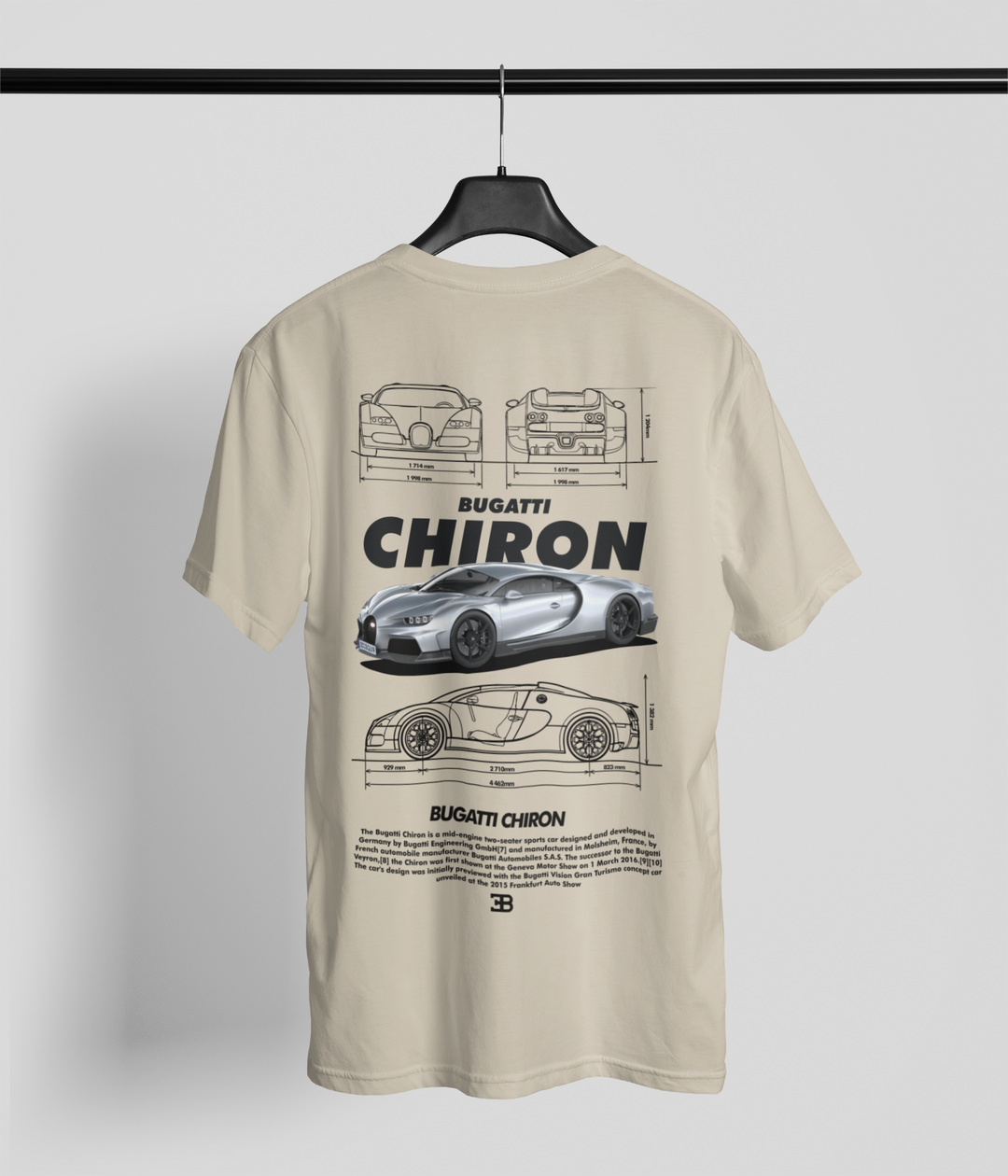 Bugatti Chiron v2 Unisex T-Shirt