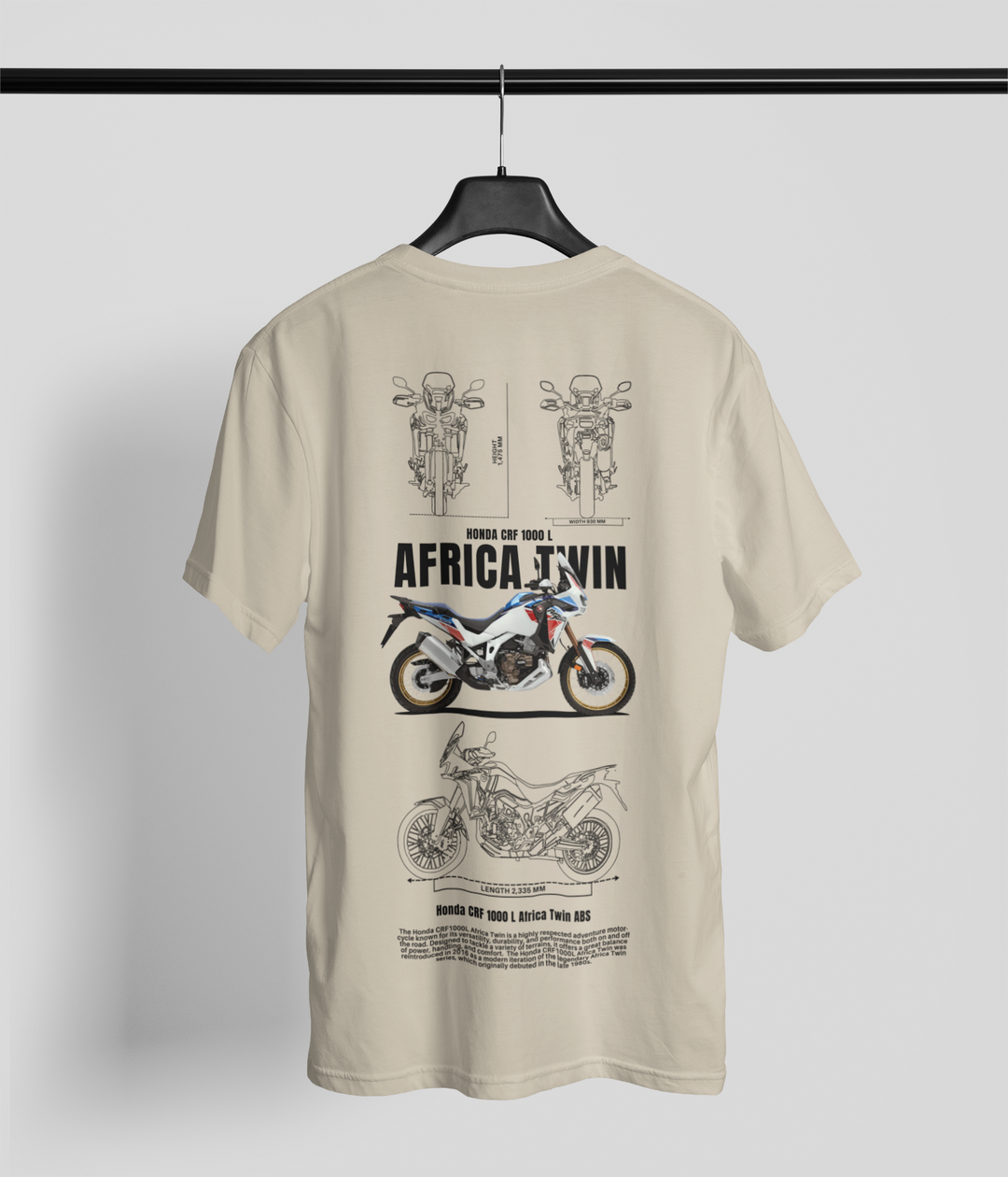 Honda CRF 1000L Africa Twin Unisex T-Shirt