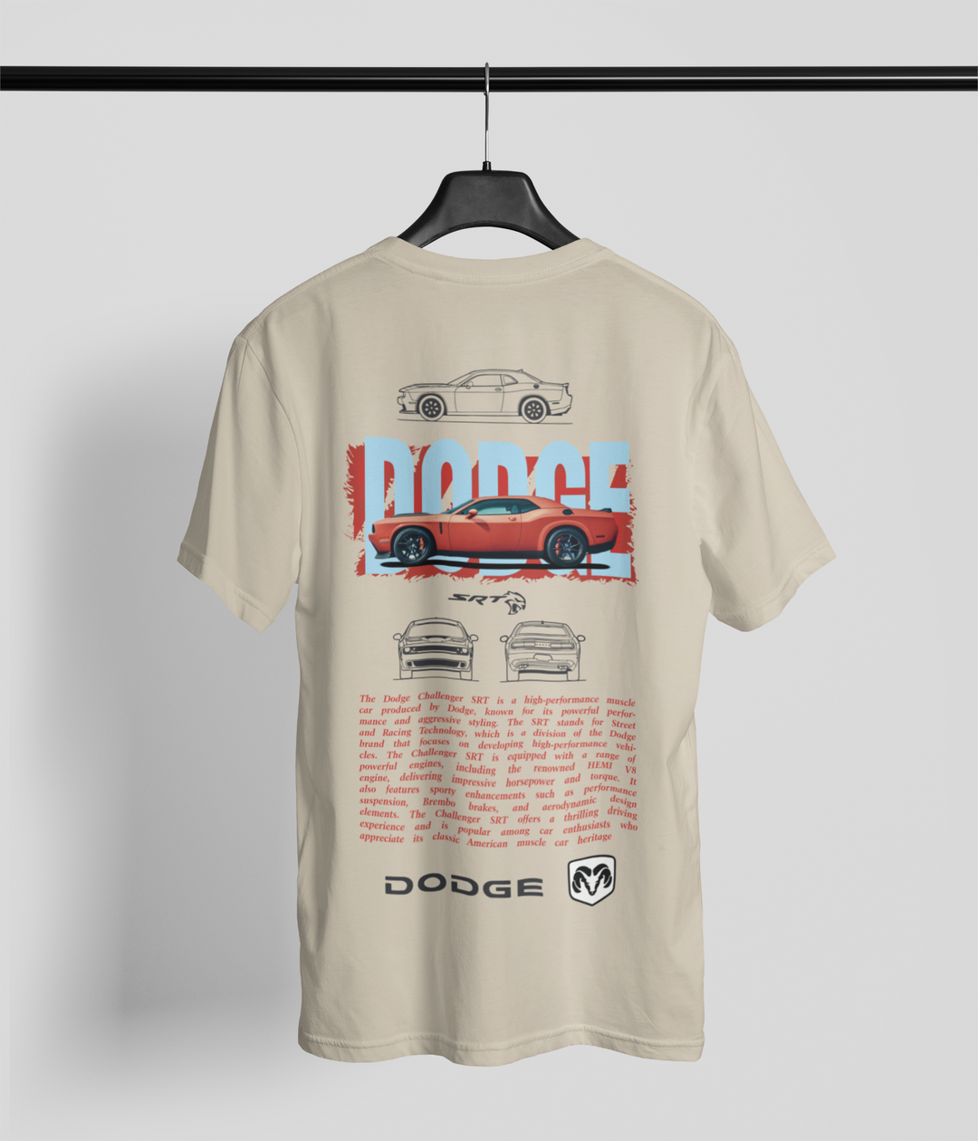 Dodge Challenger SRT v2 Unisex T-Shirt