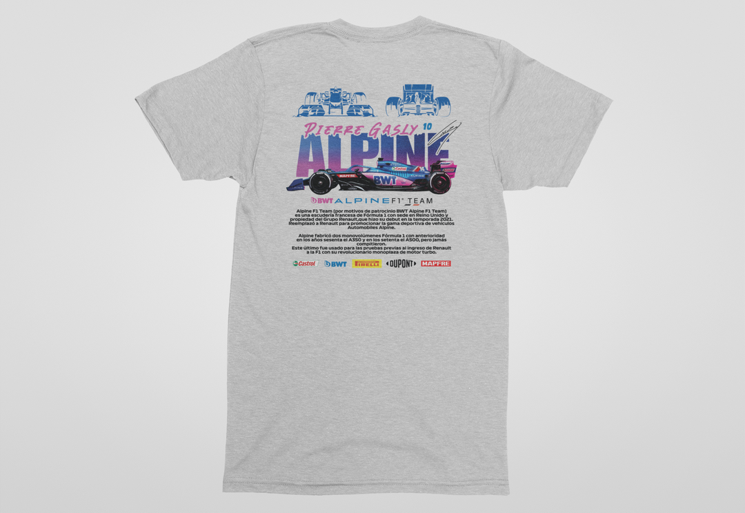 Alpine F1 Team Pierre Gasly Unisex T-Shirt