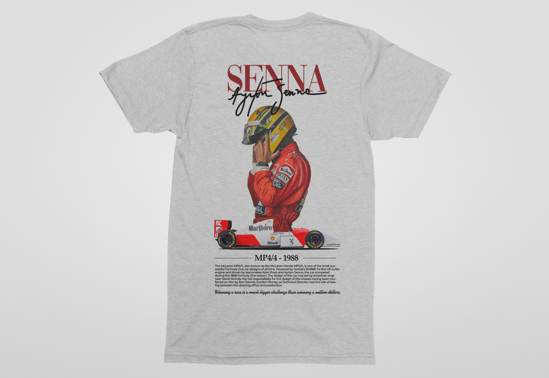 Ayrton Senna McLaren MP4/4 v2 - Formula 1 Unisex T-Shirt