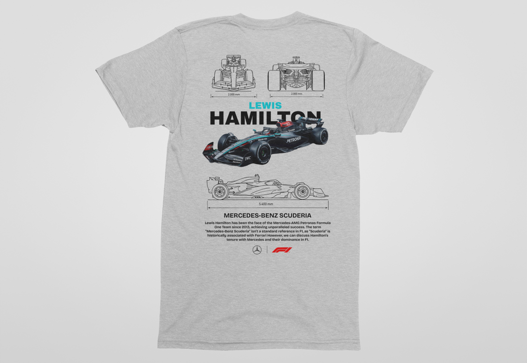 Lewis Hamilton Mercedes-AMG F1 W15 E - Formula 1 Unisex T-Shirt