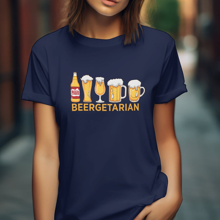 Beergetarian Unisex T-Shirt, Funny Beer Tee Shirt, Funny Beer Drinker T-Shirt, Beer Lovers Shirt, Oktoberfest T-Shirt Gift, Beer Lovers Gift - Gifts Handmade