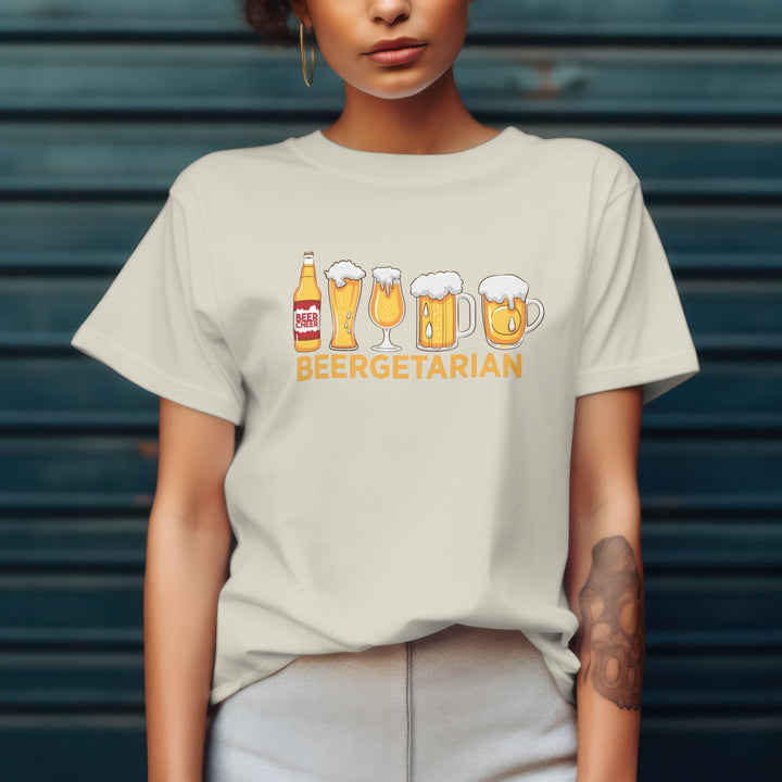 Beergetarian Unisex T-Shirt, Funny Beer Tee Shirt, Funny Beer Drinker T-Shirt, Beer Lovers Shirt, Oktoberfest T-Shirt Gift, Beer Lovers Gift - Gifts Handmade