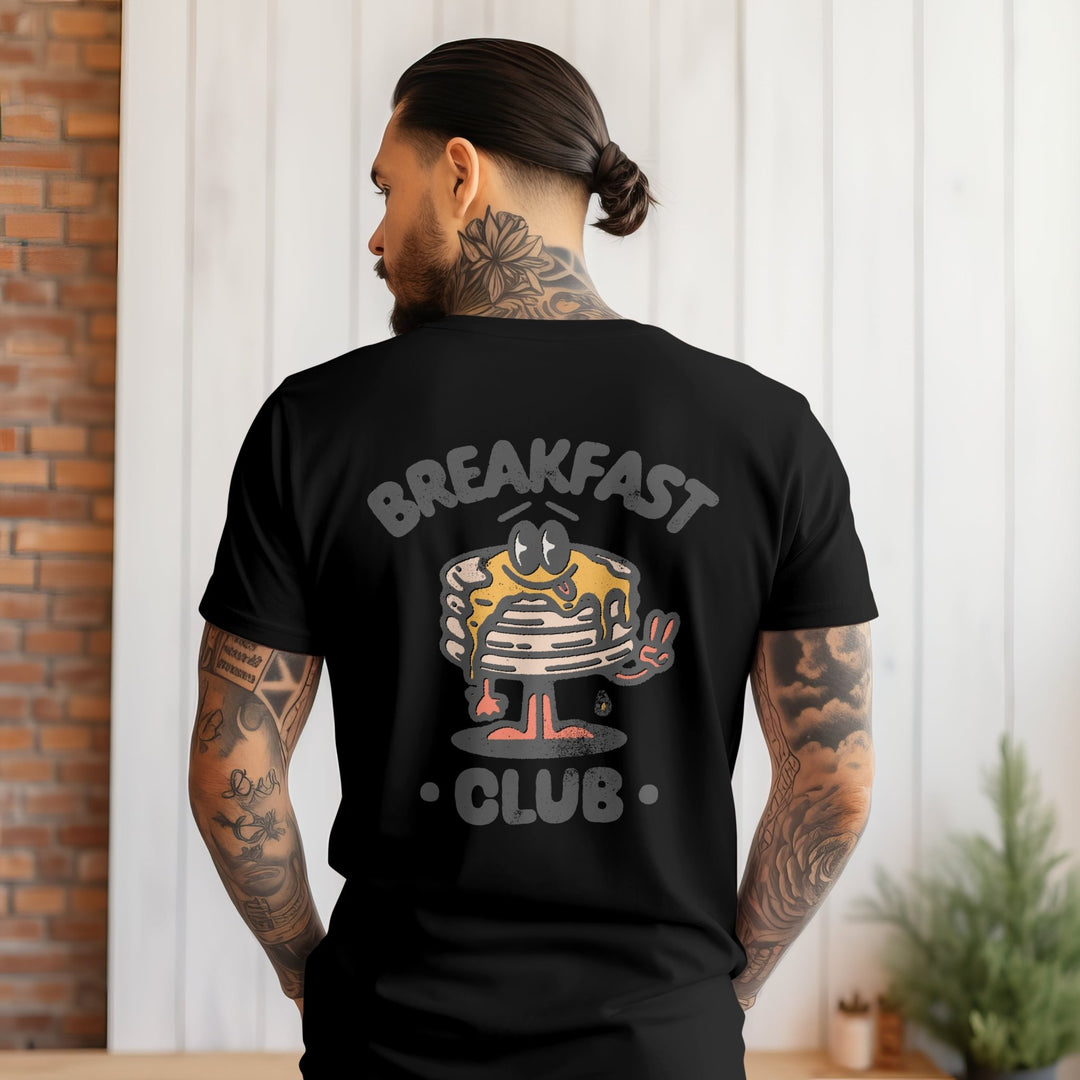 Breakfast Club Pancake T - Shirt - Funny Pancake Shirt - Foodie Aesthetic Shirt - Retro Vintage Tee - Food Lover Gift - Breakfast Club Unisex Shirt - Gifts Handmade